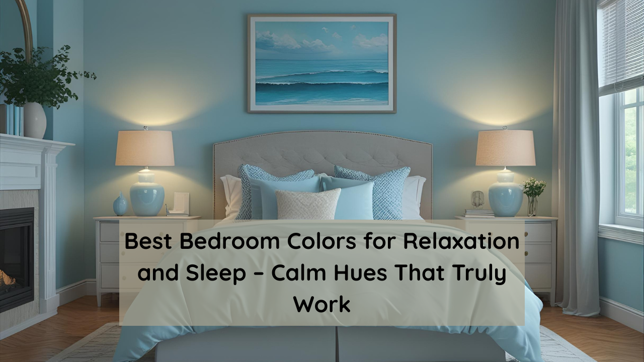 Best Bedroom Colors for Relaxation and Sleep