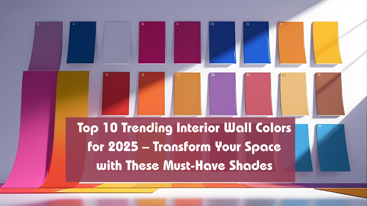 Top 10 Trending Interior Wall Colors for 2025